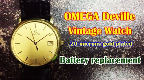 omega deville watch battery replacement